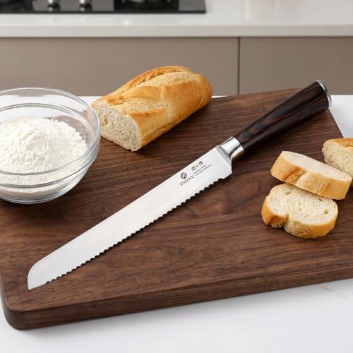Bread Knife 10 In German Professional Homemade Bread Slicing Knife