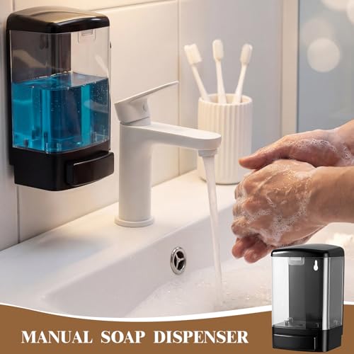 6 Pcs Wall Mounted Soap Dispenser (6 Count)