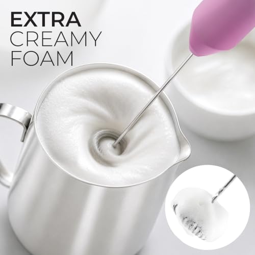 Powerful Milk Frother AA Batteries Included