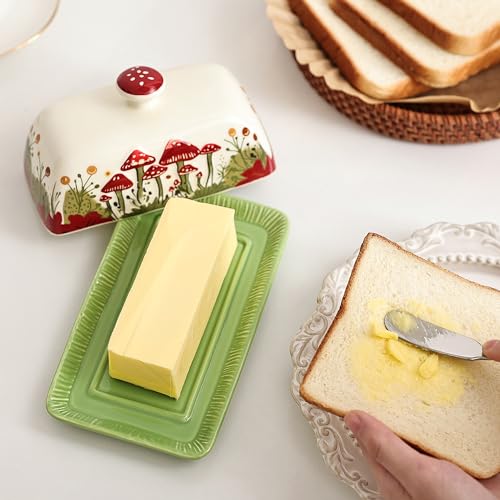 Ceramic Butter Dish with Lids