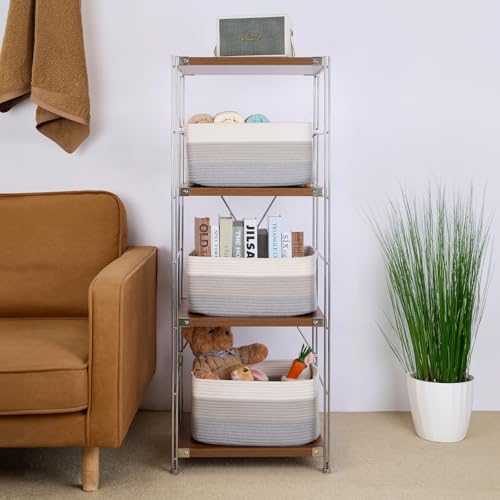 Large Storage Baskets for Shelves (2 Count)