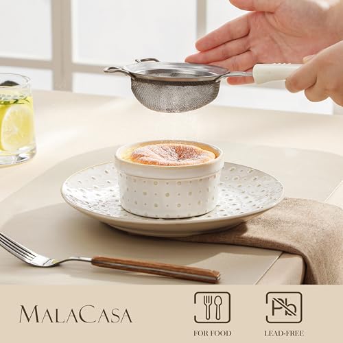 6 oz Ceramic Ramekins Set of 4