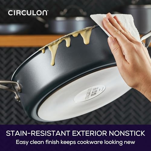 A1 Series Nonstick Induction Sauté Pan with Lid