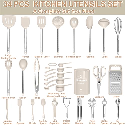 Kitchen Utensils Set (34 Count)