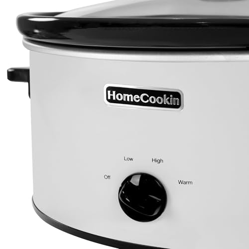 7 Quart Slow Cooker Oval Manual Pot Food Warmer with 3 Cooking Settings