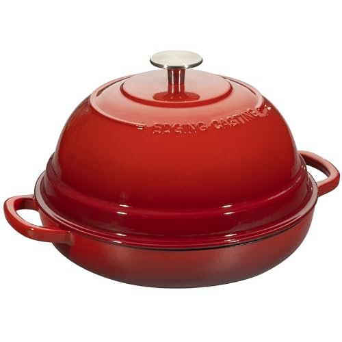 Enameled Cast Iron Dutch Oven Pot with Lid