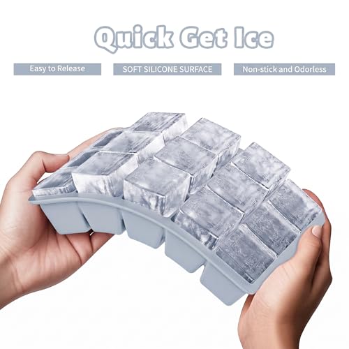 Silicone Ice Cube Tray 2 Pack (2 Count)