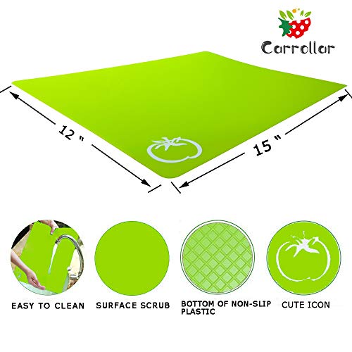 8pcs Flexible Plastic Cutting Board Mats (8 Count)