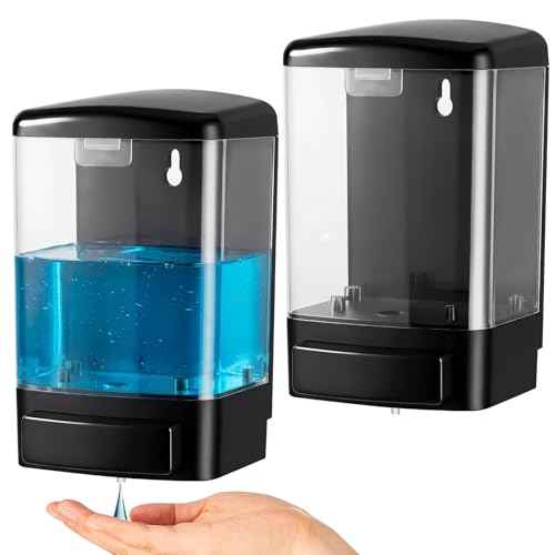 2 Pcs Wall Mounted Soap Dispenser (2 Count)