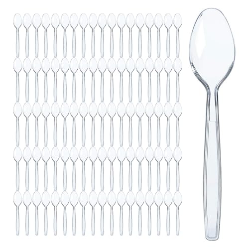 500 Count Clear Plastic Spoons