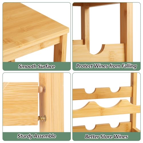 Wine Rack 24 Botttle Freestanding Floor