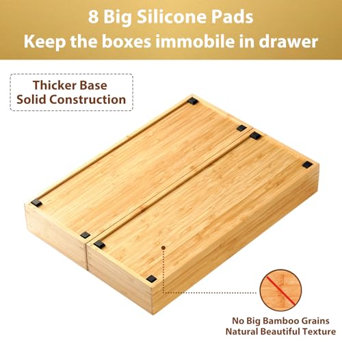 Bamboo Kitchen Utensils Organizer