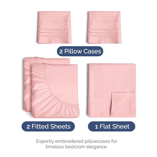 Split King Size 5 Piece Sheet Set
