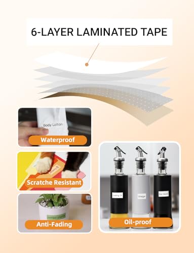 E1 Q1 Label Maker Tape Refills (5 Count)
