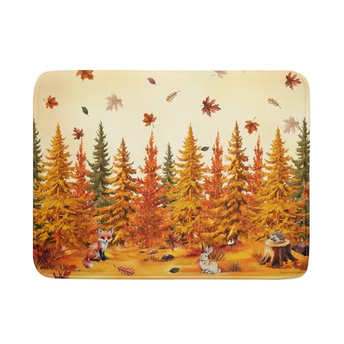 Autumn Forest Dish Drying Mat