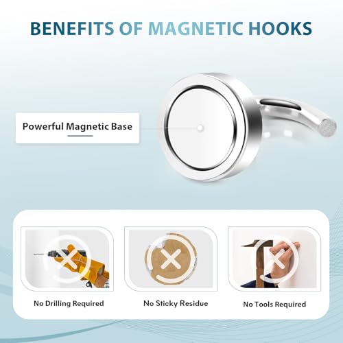 Magnetic Hooks (15 Count)