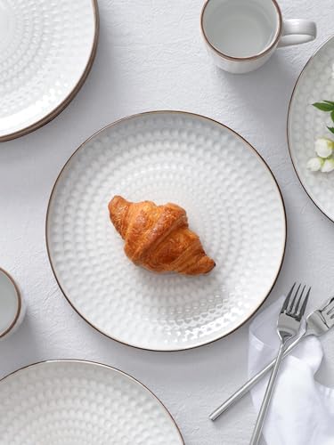 Eden Ceramic Plates and Bowls Sets (18 Count)