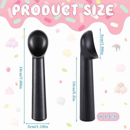 8 Pcs Ice Cream Scoop Set (8 Count)
