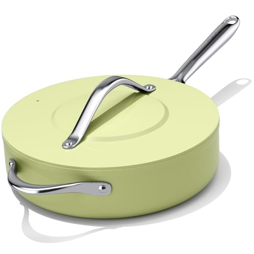 Premium Ceramic Sauté Pan with Lid