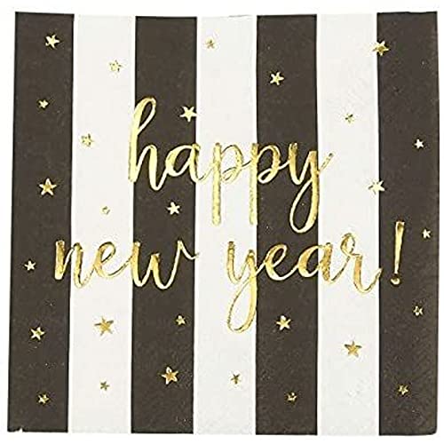 Happy New Year Party Supplies (50 Count)