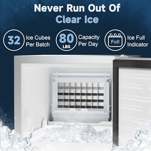 15" W Commercial Under Counter Ice Maker Machine