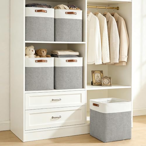 Large Fabric Storage Baskets (3 Count)
