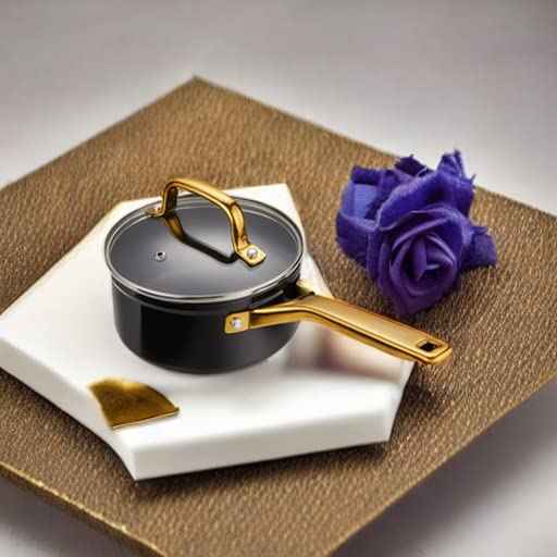 2.5 QT Ceramic Enamel Saucepan with Lid
