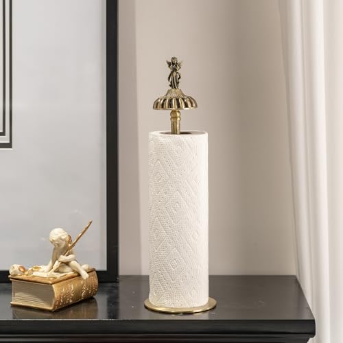 1 Luxurious Brass Angel Paper Towel Holder countertop