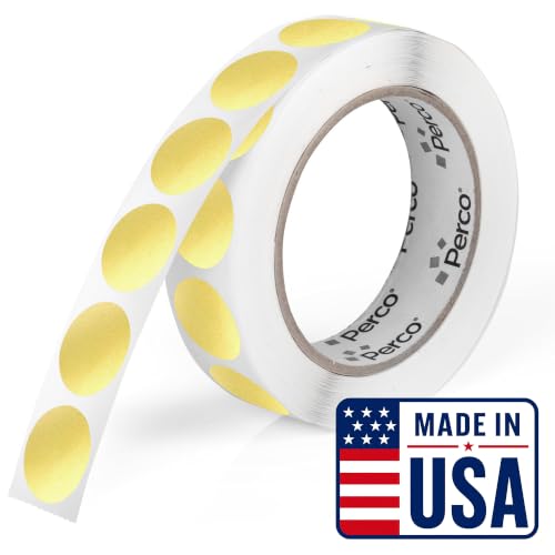 Metallic Gold Round Circle Dot Sticker 1