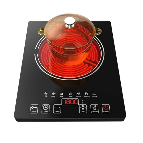 Electric Cooktop Portable Stove 1800W