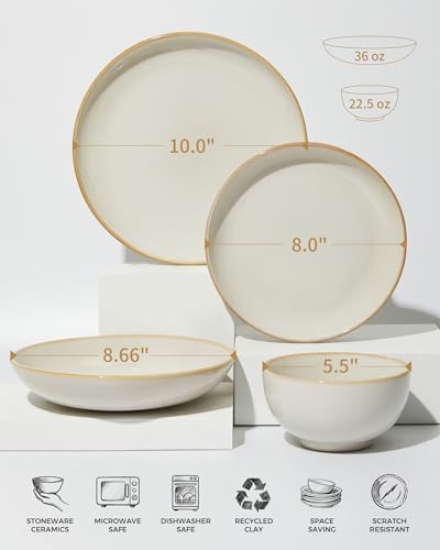 Ceramic Dinnerware Sets for 4