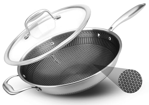 12" Stainless Steel Wok