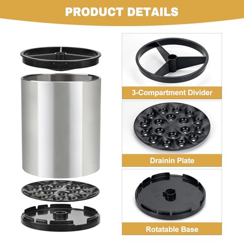 2Pack Kitchen Utensil Holder Set