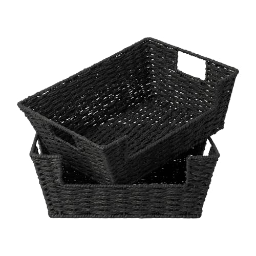 Pantry Baskets for Shelves (2 Count)