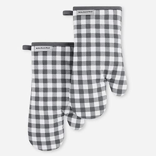 Gingham Oven Mitt 2