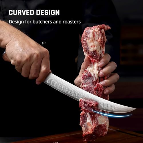 10 Inch Japanese Style Premium Natural Rosewood Butcher Knife