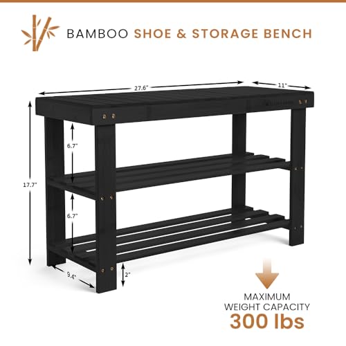 Bamboo Shoe Rack