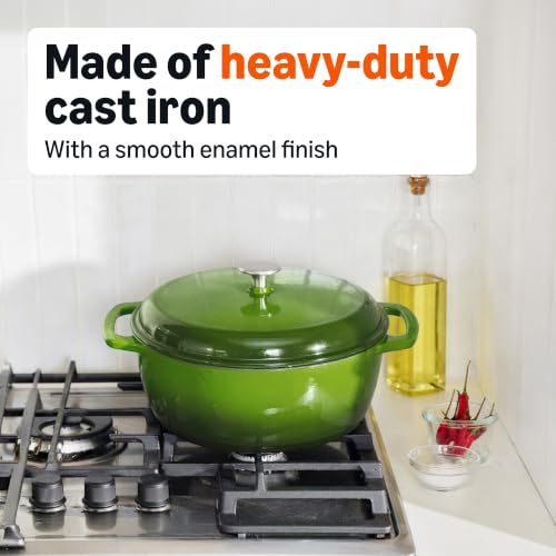 Enameled Cast Iron Dutch Oven Pot with Lid