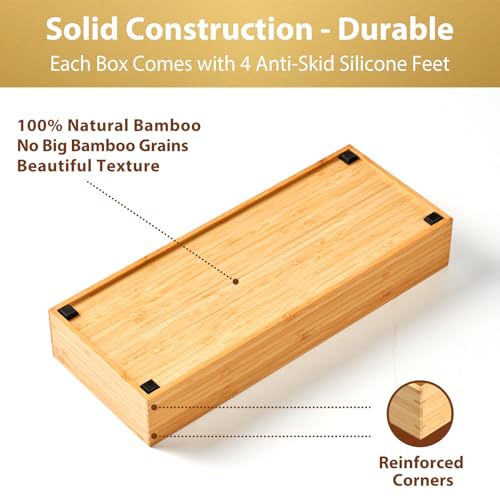Bamboo Kitchen Drawer Organizer