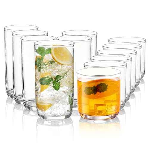 Drinking Glasses Set of 12 (12 Count)