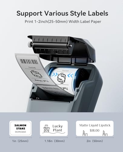 B1 Label Maker Machine with 3 Roll Tapes (3 Count)