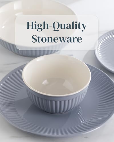 12 Piece Stoneware Dinnerware Set for 4 (12 Count)