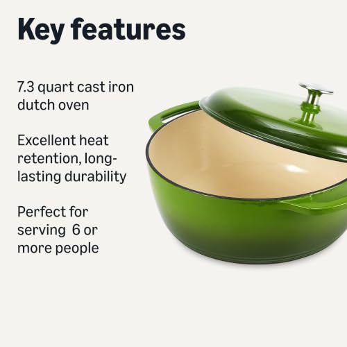 Enameled Cast Iron Dutch Oven Pot with Lid