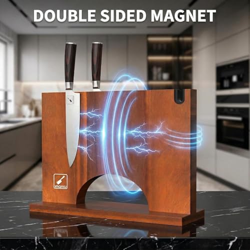Magnetic Knife Block with Built
