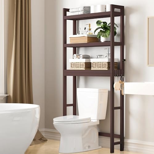 Bamboo Over The Toilet Storage Cabinet