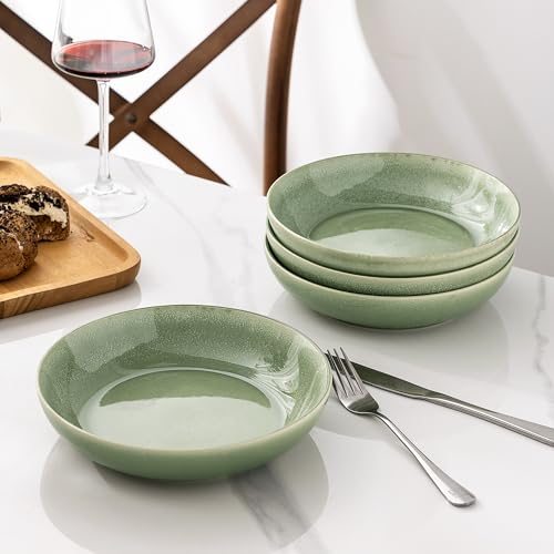 8.5’’ Ceramic Pasta Bowls Set of 6 (6 Count)