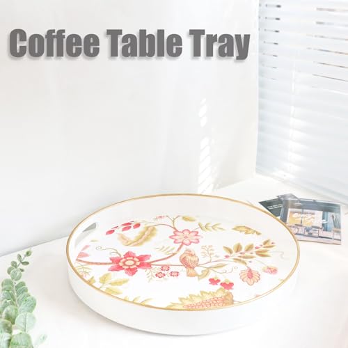 Decorative Serving Tray with Handles