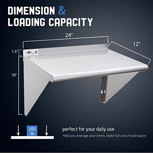 NSF Stainless Steel Shelf 18” x 24”