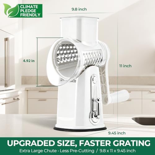 Rotary Cheese Grater 5 Blades