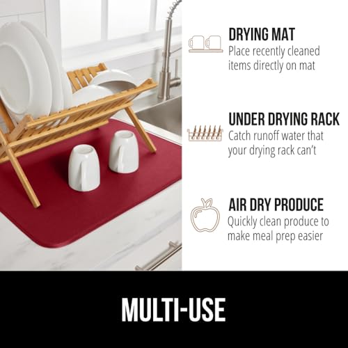 Ultra Absorbent Microfiber Dish Drying Mat (2 Count)